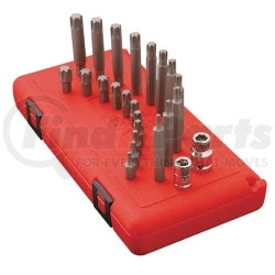 9724 by SUNEX TOOLS - Ribe Socket Set, 24pcs