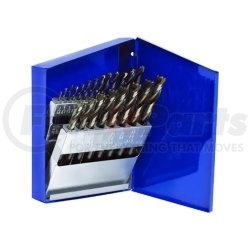 63221 by HANSON - 21 Piece Cobalt High Speed Steel Drill Bit Set