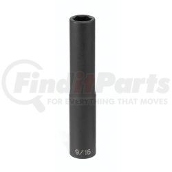 2018XD by GREY PNEUMATIC - Socket - 1/2 in. Drive, 9/16 in. Extra-Deep, 5 in. Length, Poly Bag