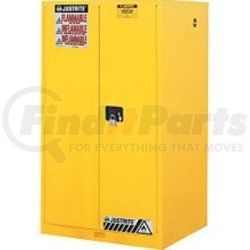 896000 by JUSTRITE - Justrite Flammable Cabinet With Manual Close Double Door 60 Gallon