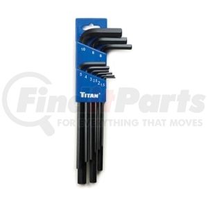 12719 by TITAN - 9 pc Metric Long Hex Key Set