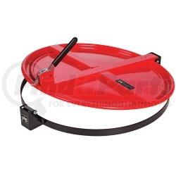 DRM659-RD by NEW PIG CORPORATION - Storage Drum Lid - Latching, Red, For 55 gal. Steel Drums, Bolt-Ring