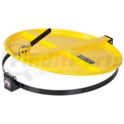 DRM659-YW by NEW PIG CORPORATION - Storage Drum Lid - Latching, Yellow, For 55 gal. Steel Drums, Bolt-Ring