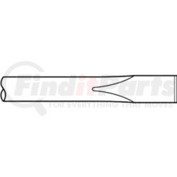 303-18 by AJAX TOOLS - Pneumatic Bit, 18" Extra Long Flat Chisel