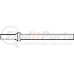 A963-18 by AJAX TOOLS - Straight Punch .498 Shank 18" OAL, Blank