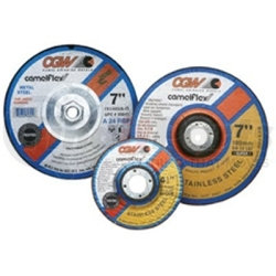 35621 by CGW ABRASIVE - CGW Abrasives 35621 Depressed Center Wheel 4-1/2" x 1/4" x 5/8- 11 INT T27 24 Grit Aluminum Oxide