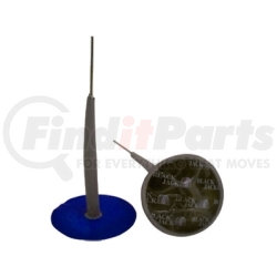 CU-206-40 by BLACK JACK TIRE REPAIR - Patch Plug Combo 1/4" Stem (Dipped Style)