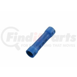 2061C by THE BEST CONNECTION - 16-14 Blue Vinyl Butt Connector 100 Pcs