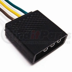 2516F by THE BEST CONNECTION - 4-Way Flat Molded M Trailer Connector 1 Pc