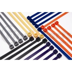 4708H by THE BEST CONNECTION - 11.5" UV Black Nylon Wire Tie 50 Lbs 14 Pcs