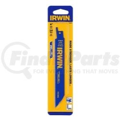 372614 by HANSON - Reciprocating Saw Blade, 6" Long, 14 TPI, Bi-Metal Construction, for Metal Cutting, Bulk