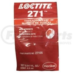 27105 by LOCTITE CORPORATION - Threadlocker 271 Heavy Duty Red