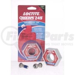 1372603 by LOCTITE CORPORATION - Threadlocker Tape, Quicktape 249 Medium Strength, 1/2" x 260", Clean, Economical and Portable