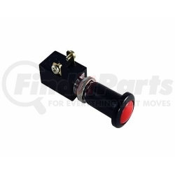 2670F by THE BEST CONNECTION - Red Illum Push-Pull Switch 15A 12V S.P.S.T. 1 Pc