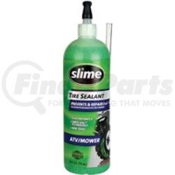 10008 by SLIME TIRE SEALER - Slime Tire Sealant, 24 oz Bottle, Repairs Punctures up to 1/4" Instantly, Non-Toxic, Case of 6