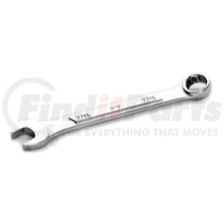 W323C by WILMAR - Chrome Combination Wrench, 7/16", with 12 Point Box End, Raised Panel, 5-1/8" Long