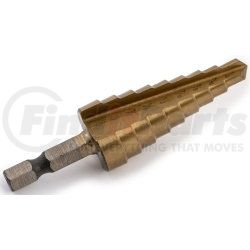 16504 by TITAN - Titanium Step Drill Bit - 1/4" - 3/4"