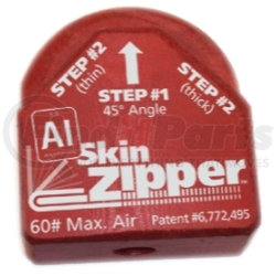 21893 by STECK - Al Skin Zipper Replacement Head