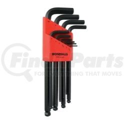 10990 by BONDHUS CORP. - 10 Piece Metric Ball End L-Wrenches Set