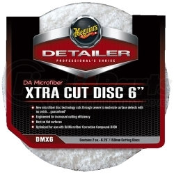 DMX6 by MEGUIAR'S - DA Microfiber Xtra Cut Disc, 6"