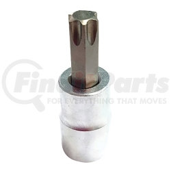 PFS6T47 by VIM TOOLS - VIM Tools T47 Torx Bit, Satin Chrome 3/8 Square Drive Bit Holder