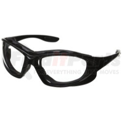 S0600 by UVEX - Safety Glasses Seismic® Black Frame with Clear Hardcoat Lens and Headband