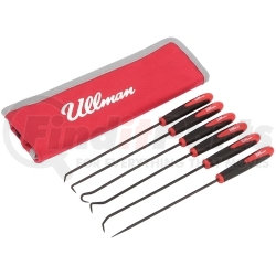 CHP6-LP by ULLMAN DEVICES - 6PC 9-3/4" PICK SET IN POUCH