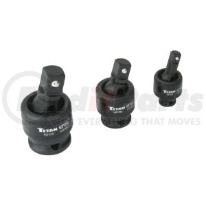 40160 by TITAN - 3 Piece Impact Socket Universal Joint Set