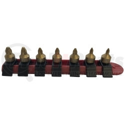 9770 by CTA TOOLS - 7 Pc. Phillips Screwdriver Bit Set - Stubby