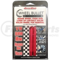 WB2-1215RED by ACCESS TOOLS - Wheel Bullet 12x1.5 2 PK