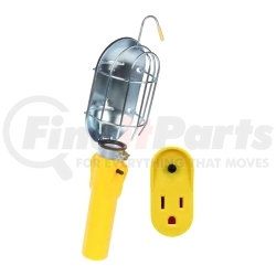 SL-204 by BAYCO PRODUCTS - Replacement Incandescent Work Light Head w/Metal Guard & Single Outlet