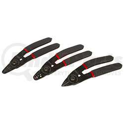 68700 by LISLE - Electrical Pliers - 3-Piece, Mini Stripper/Cutter/Crimper Set