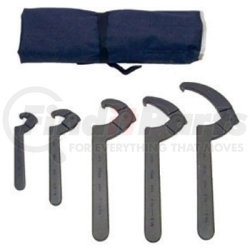 SHW5K by MARTIN SPROCKET & GEAR - Adj. Hook Spanner Wrench Set