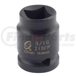 218FP by SUNEX TOOLS - 1/2" Drive, Female Pipe Plug Socket, 9/16"