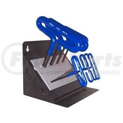 56168 by EKLIND TOOL COMPANY - 8 Piece 6" Cusion Grip Hex T-Key Set with Stand
