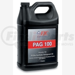 2489 by FJC, INC. - PAG Oil, Refrigerant Oil, Viscosity 100, Synthetic, for R134a Only, Gallon Bottle