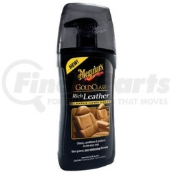G17914 by MEGUIAR'S - Rich Leather Cleaner, Remove Dirt & Grime, Nourish Leather, UV Protection Against Aging & Fading