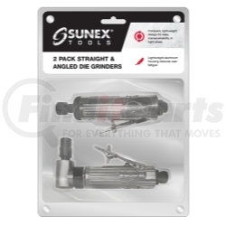 SX2PK by SUNEX TOOLS - Sunex Tools Air Die Grinder Set, 1/4" Air Inlet, 20000 RPM