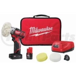 2438-22X by MILWAUKEE - M12 Variable Speed Polisher/Sander With 5 Piece Accessory Kit
