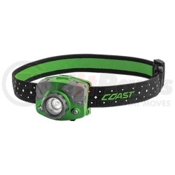 20619 by COAST - FL75R Rechargeable Pure Beam Focusing Headlamp, Green