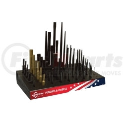 80247 by MAYHEW TOOLS - 57PC PUNCH & CHISEL DISPLAY