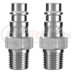 A53440FZ-2PK by LEGACY MFG. CO. - 2 Pack Flexzilla High Flow Plugs, 1/4 Body, 1/4 MNPT