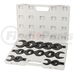 17298 by TITAN - 14 Piece 1/2" Drive Jumbo SAE Crowsfoot Wrench Set