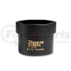 18137 by TIGER TOOL - 3-3/4" 6 Point Axle Nut Socket