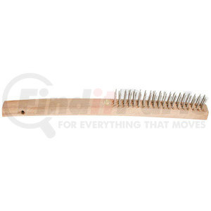 4404 by AES INDUSTRIES - Wood Handle Wire Brush, 14"