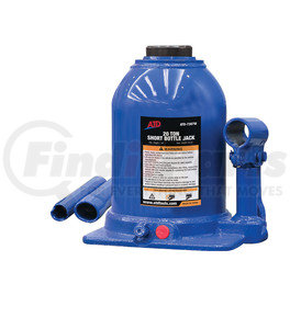 7387W by ATD TOOLS - 20-Ton Heavy-Duty Hydraulic Side Pump Bottle Jack (Shorty Version)