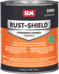 28064 by SEM PRODUCTS - RUST-SHIELD -2.8 Gloss Black