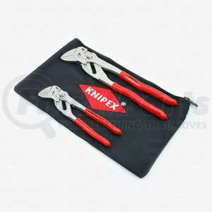 9K0080109US by KNIPEX - 2 Pc Pliers Wrench Set With Keeper Pouch