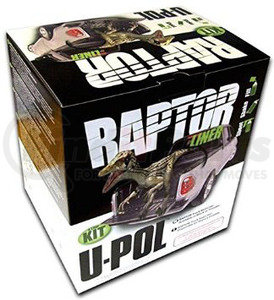UP4801 by U-POL PRODUCTS - 1 Liter RAPTOR Kit Black NR