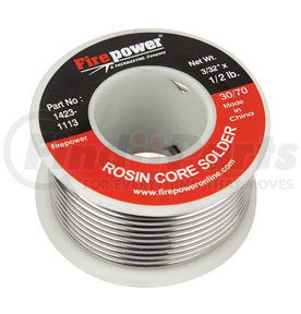 1423-1113 by FIREPOWER - Rosin Flux Core, 30/70, 3/32" x 1/32lb.